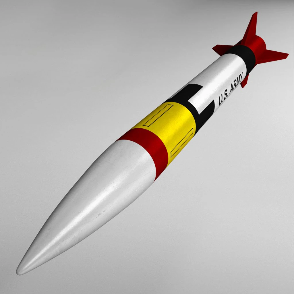patriot missile mim-104 high detail 3D Model .c4d .max .obj .3ds .fbx .stl .blend