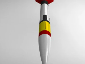 patriot missile mim-104 high detail 3D Model