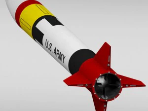 patriot missile mim-104 high detail 3D Model