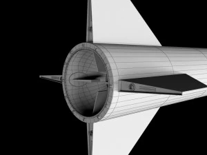 patriot missile mim-104 high detail 3D Model