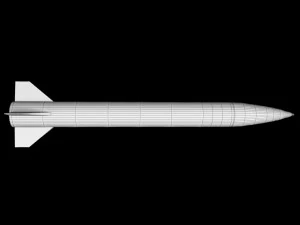 patriot missile mim-104 high detail 3D Model