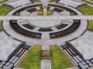 rocket space launch complex low 3Dモデル