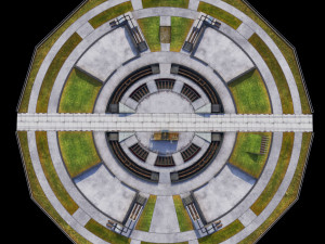 rocket space launch complex low 3D मॉडल