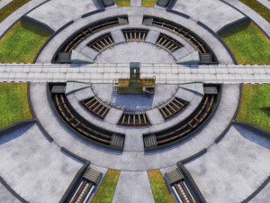 rocket space launch complex low 3D मॉडल