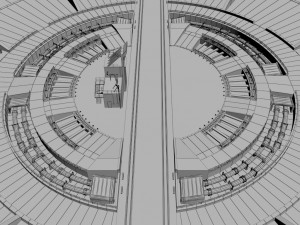rocket space launch complex low 3D मॉडल