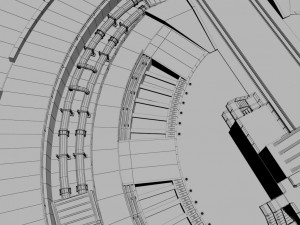 rocket space launch complex low 3D मॉडल