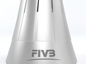 troph&eacute;e de la coupe du championnat du monde de volley-ball low poly Modèle 3D