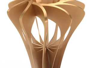troph&eacute;e de la coupe du championnat du monde de volley-ball low poly Modèle 3D