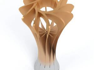 troph&eacute;e de la coupe du championnat du monde de volley-ball low poly Modèle 3D
