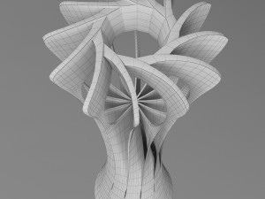 volleyball world championship cup trophy low poly 3D Модель