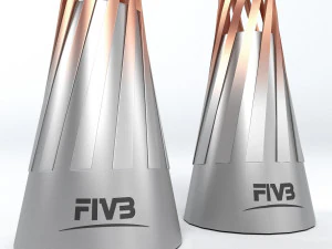 volleyball world championship women cup trophy low poly 3D Model