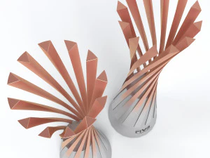 volleyball world championship women cup trophy low poly 3D Model