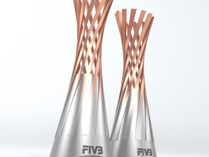 volleyball world championship women cup trophy low poly 3D Model