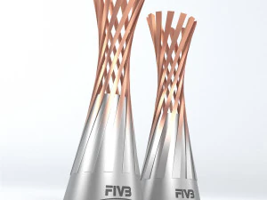 volleyball world championship women cup trophy low poly 3D Model