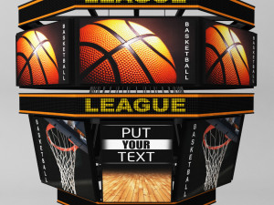 jumbotron scoreboard sport pack Modelo 3D