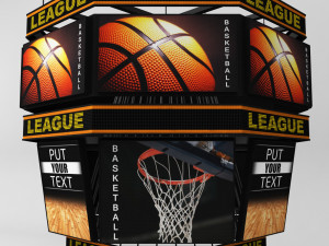jumbotron scoreboard sport pack Modelo 3D