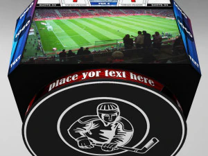 jumbotron scoreboard sport pack 3D Model