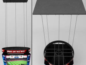 jumbotron scoreboard sport pack 3D Model