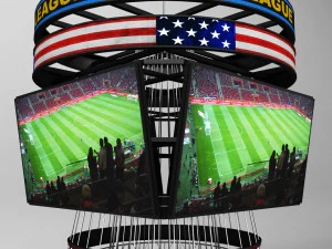 jumbotron scoreboard sport pack 3D Model