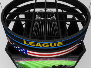 jumbotron scoreboard sport pack 3D Model