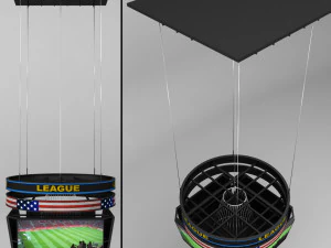 jumbotron scoreboard sport pack 3D Model