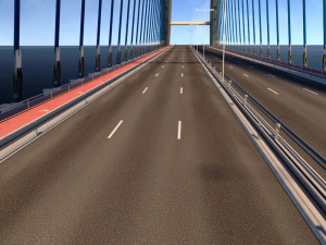 suspended arch water road bridge 3D 模型