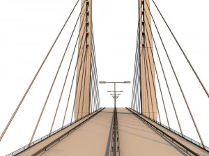 millennio del ponte sospeso Modello 3D
