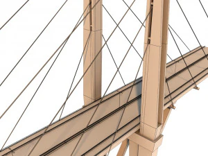millennio del ponte sospeso Modello 3D