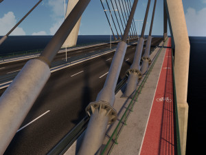 suspended bridge 2 3D Model