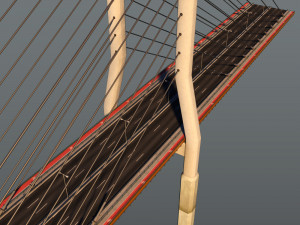suspended bridge 2 3D Model