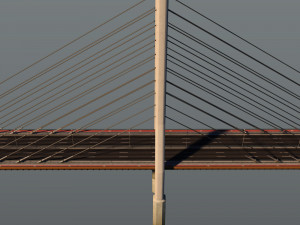 suspended bridge 2 3D Model