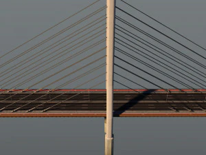 suspended bridge 2 3D Model