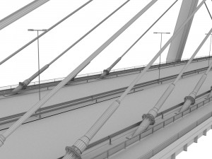 suspended bridge 2 3D Model