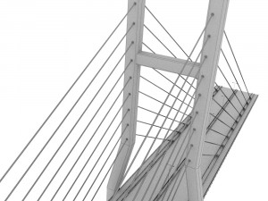 suspended bridge 2 3D Model