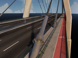 suspended bridge 2 3D Model