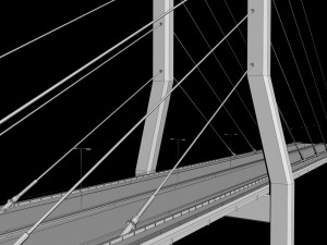 suspended bridge 2 3D Model
