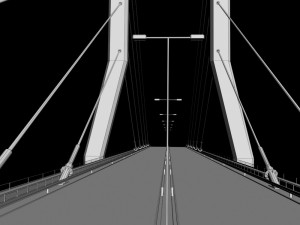 suspended bridge 2 3D Model