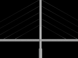 suspended bridge 2 3D Model
