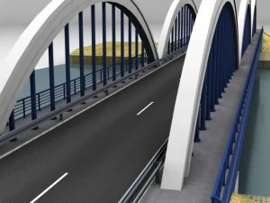 arch bridge 3D Model