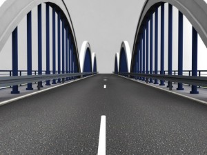 arch bridge Model 3D