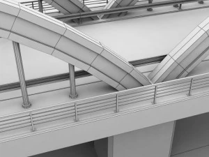 arch bridge 3D Model