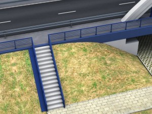 arch bridge small Model 3D