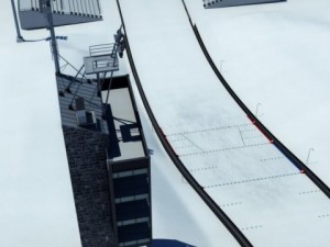 Ski jumping hill low detail 3D Model