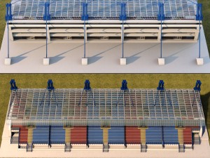 stadium sport soccer tribune high detail Modèle 3D