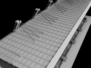 stadium sport soccer tribune high detail Modèle 3D