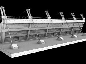 stadium sport soccer tribune high detail Modèle 3D