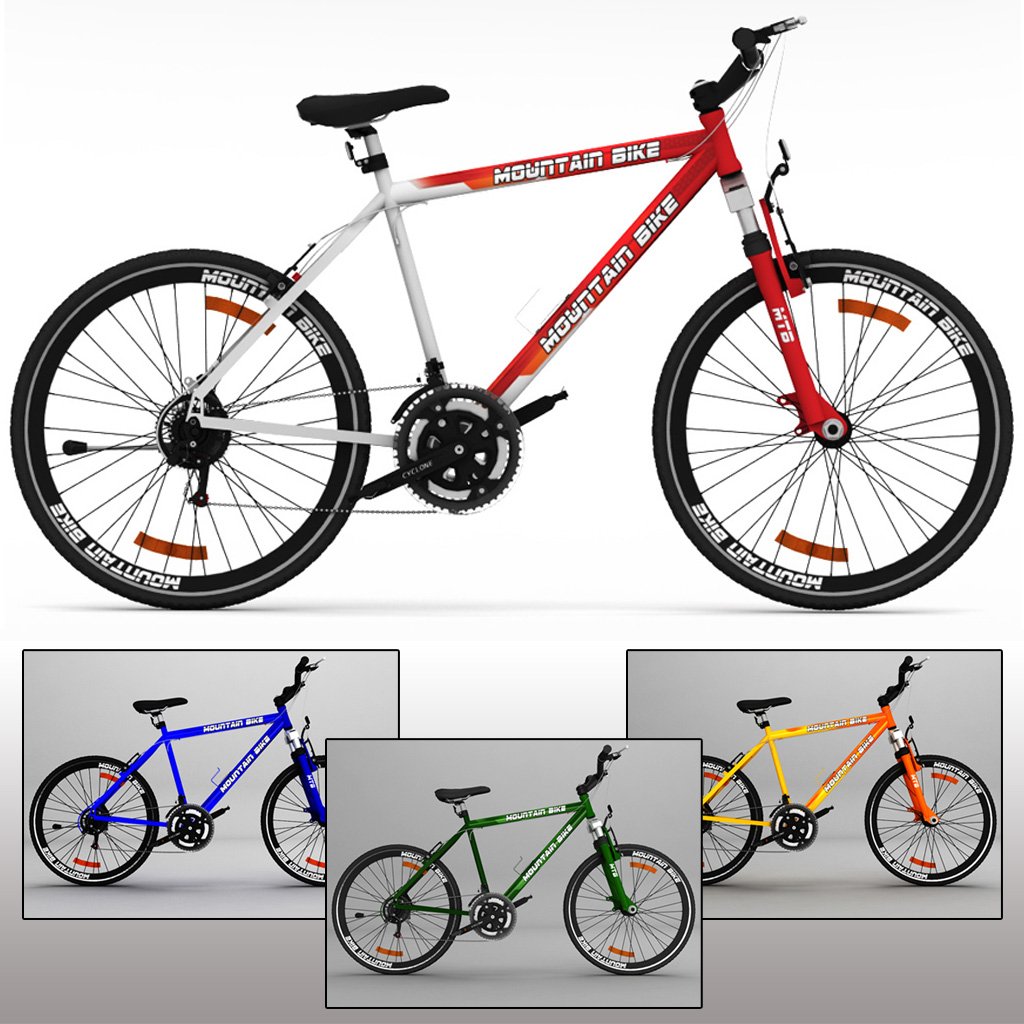 Mountain Bike Mtb 3d Model In Bicycle 3dexport