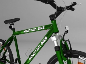 mountain bike mtb Modello 3D
