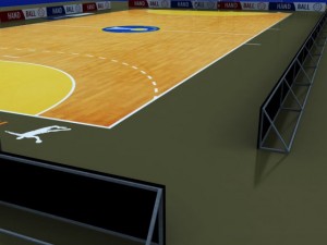 handball court 3D 模型