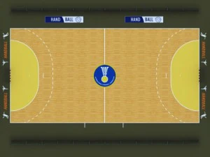 handball court 3D Model